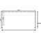 Height restriction barriers | stationary | fixed, 100 x 100 mm, for casting in concrete | total width: 6000 mm | clear height: approx. 2300 mm